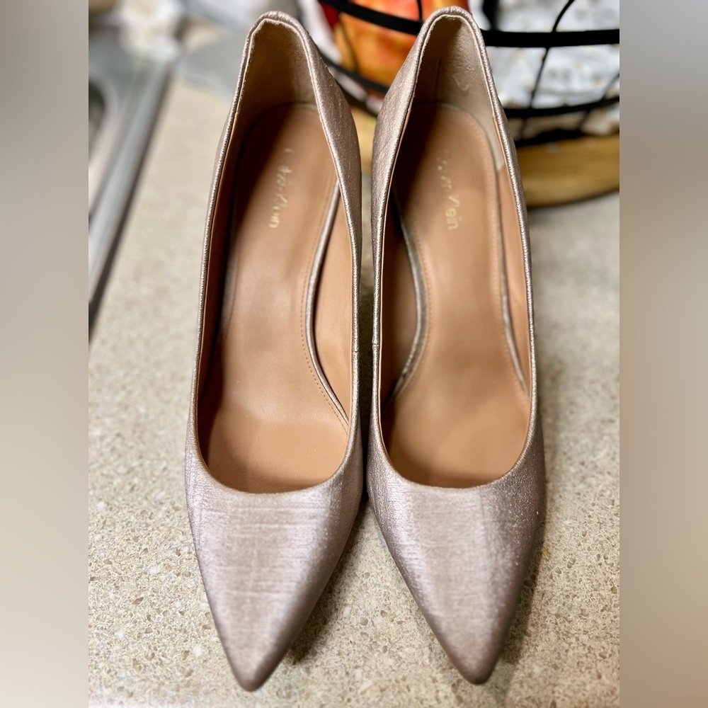 Calvin Klein Champagne Dressy Heels